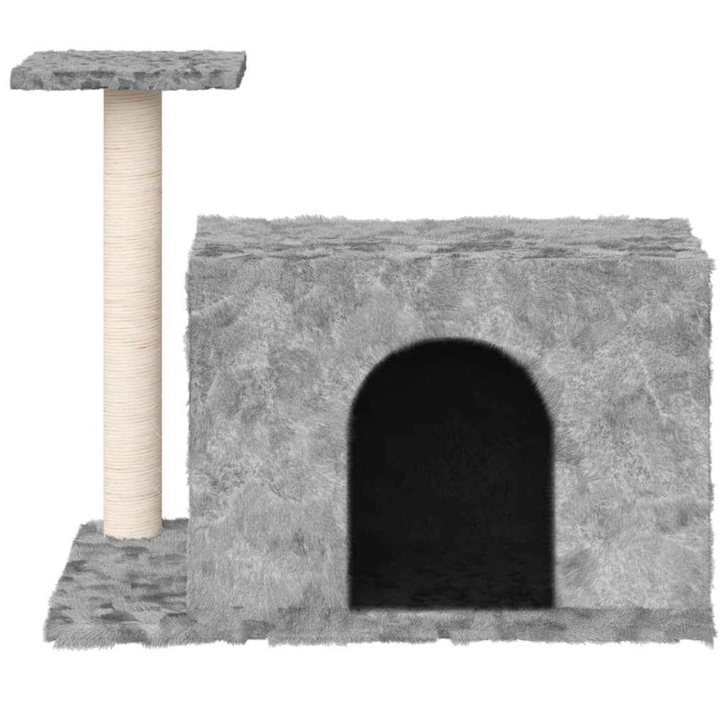 Penjalica za mačke sa stupom za grebanje svjetlosiva 51 cm