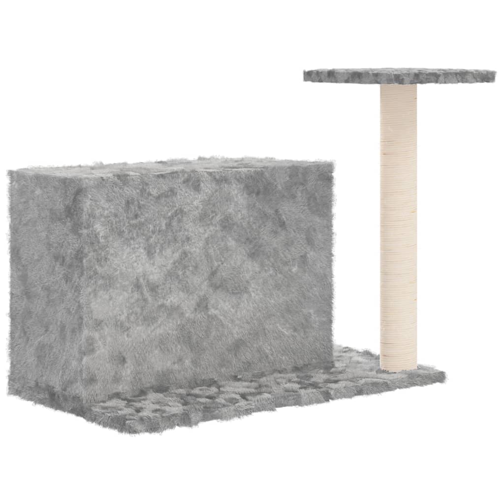 Penjalica za mačke sa stupom za grebanje svjetlosiva 51 cm