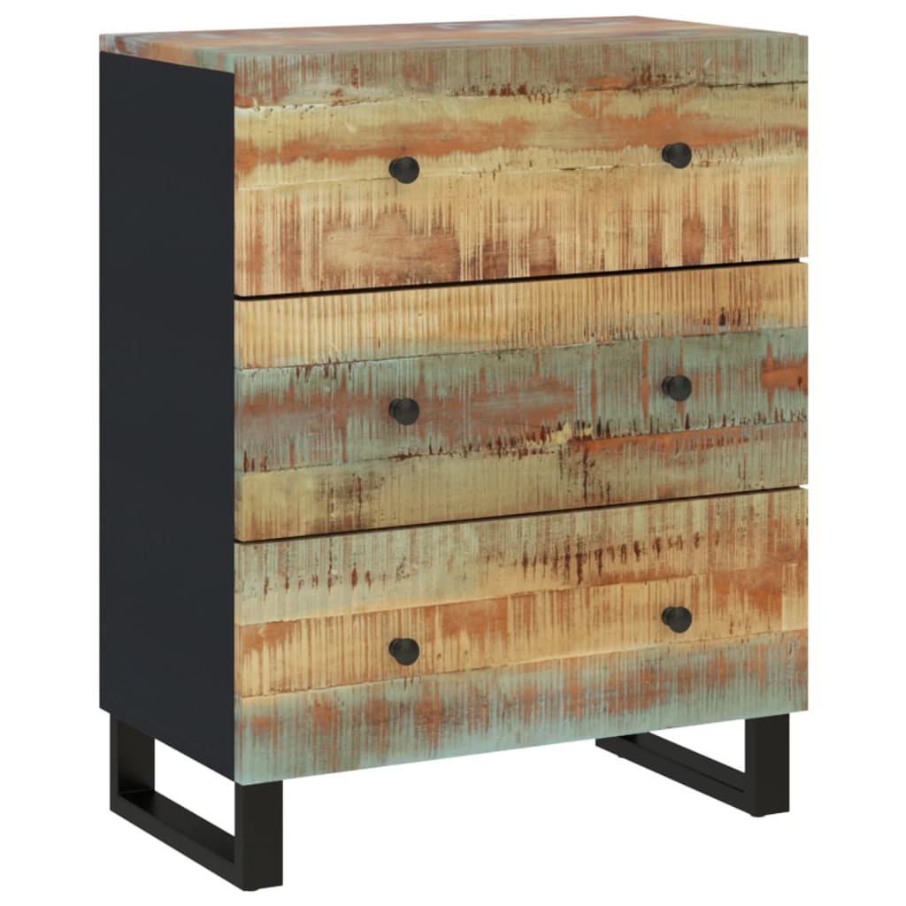 Komoda 60 x 33 x 75 cm od masivnog obnovljenog drva