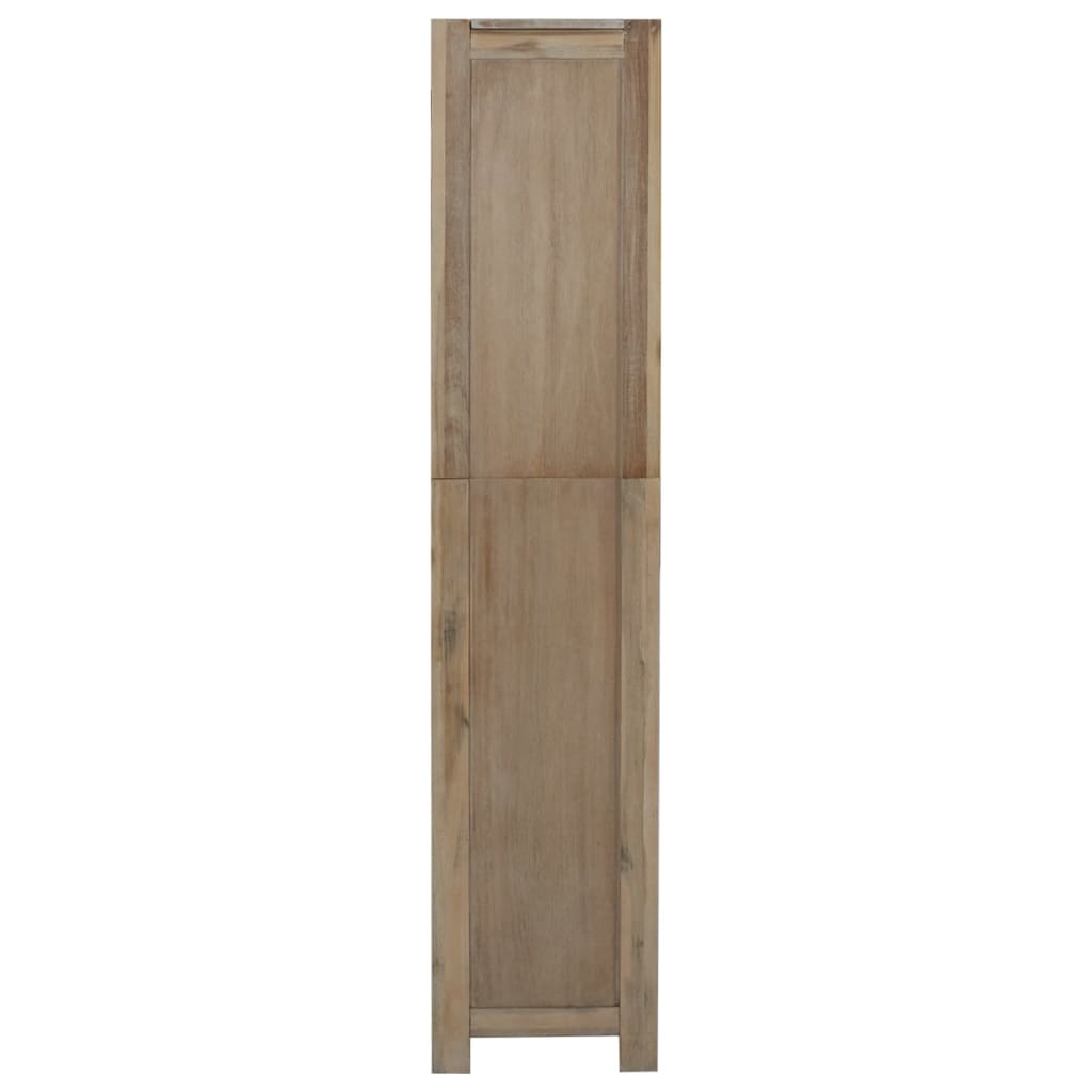 Polica za knjige sa 5 razina 80x30x140 cm masivno drvo bagrema