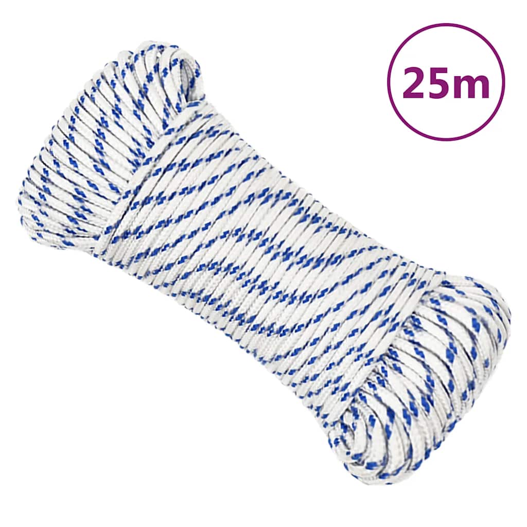 Brodski konop bijeli 4 mm 25 m od polipropilena