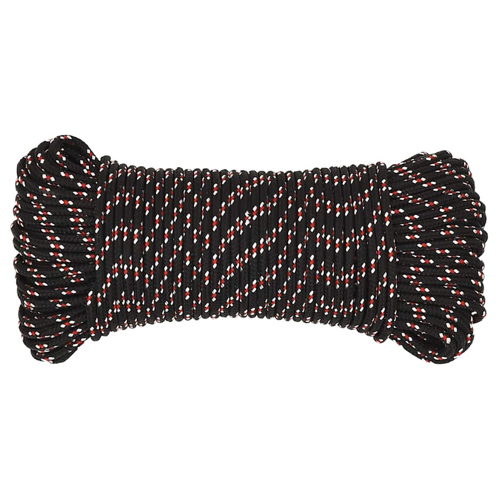 Brodski konop crni 3 mm 500 m od polipropilena