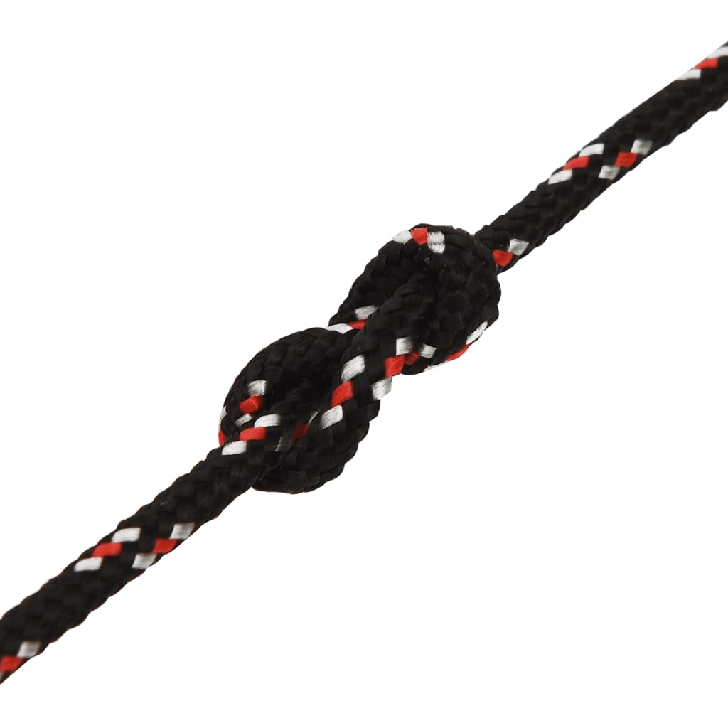 Brodski konop crni 4 mm 100 m od polipropilena