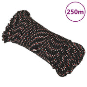 Brodski konop crni 5 mm 250 m od polipropilena