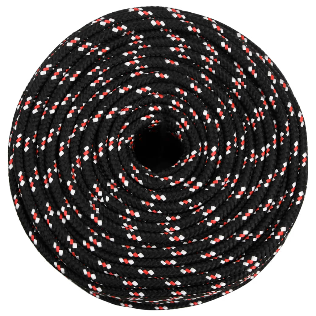 Brodski konop crni 10 mm 25 m od polipropilena