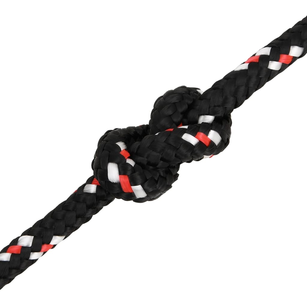 Brodski konop crni 10 mm 25 m od polipropilena