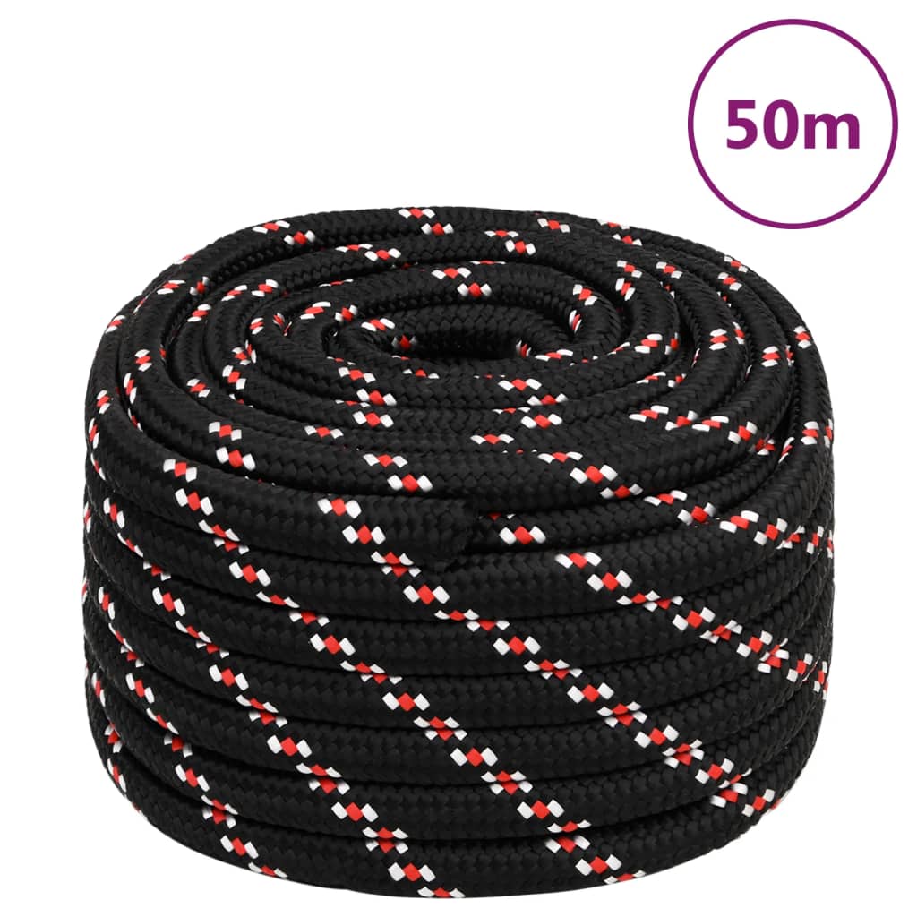 Brodski konop crni 20 mm 50 m od polipropilena