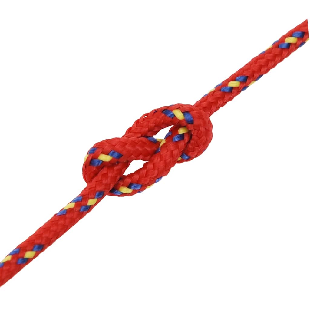 Brodski konop crveni 3 mm 250 m od polipropilena