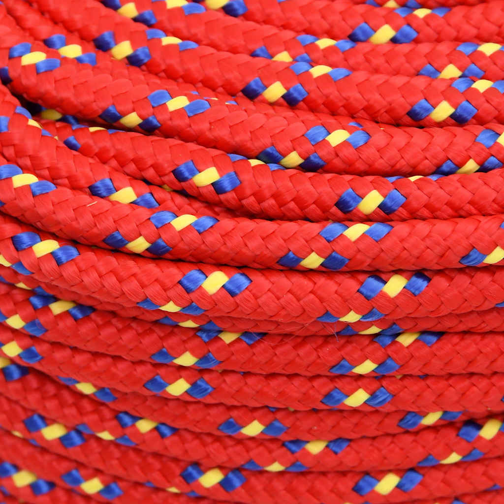 Brodski konop crveni 6 mm 250 m od polipropilena