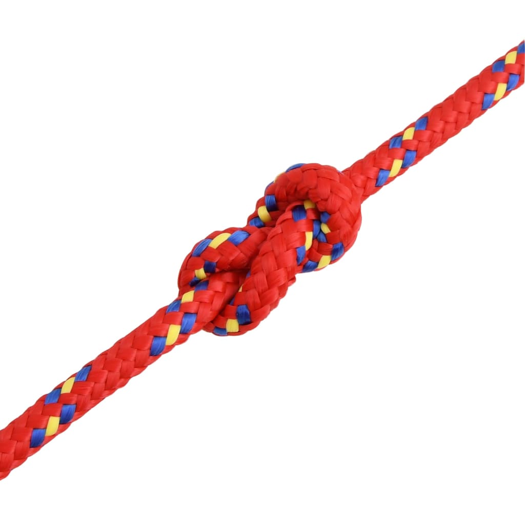 Brodski konop crveni 6 mm 250 m od polipropilena