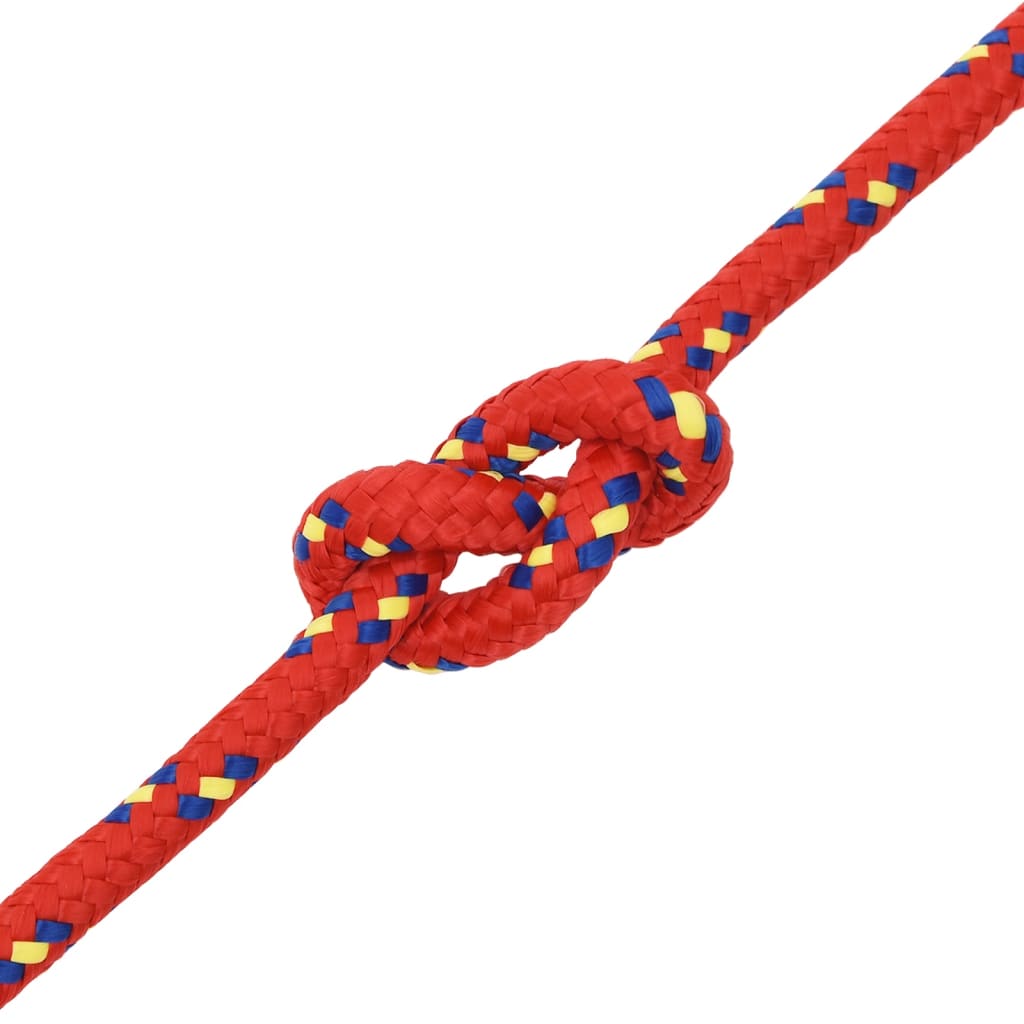 Brodski konop crveni 12 mm 25 m od polipropilena