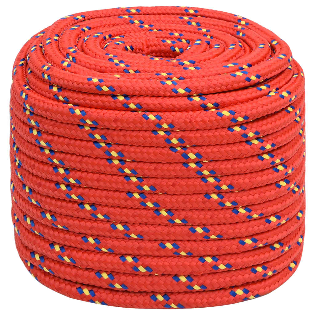 Brodski konop crveni 16 mm 25 m od polipropilena