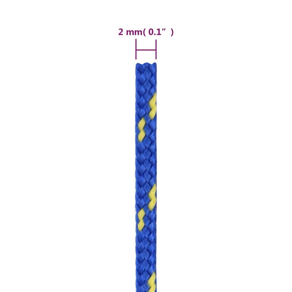 Brodski konop plavi 2 mm 250 m od polipropilena