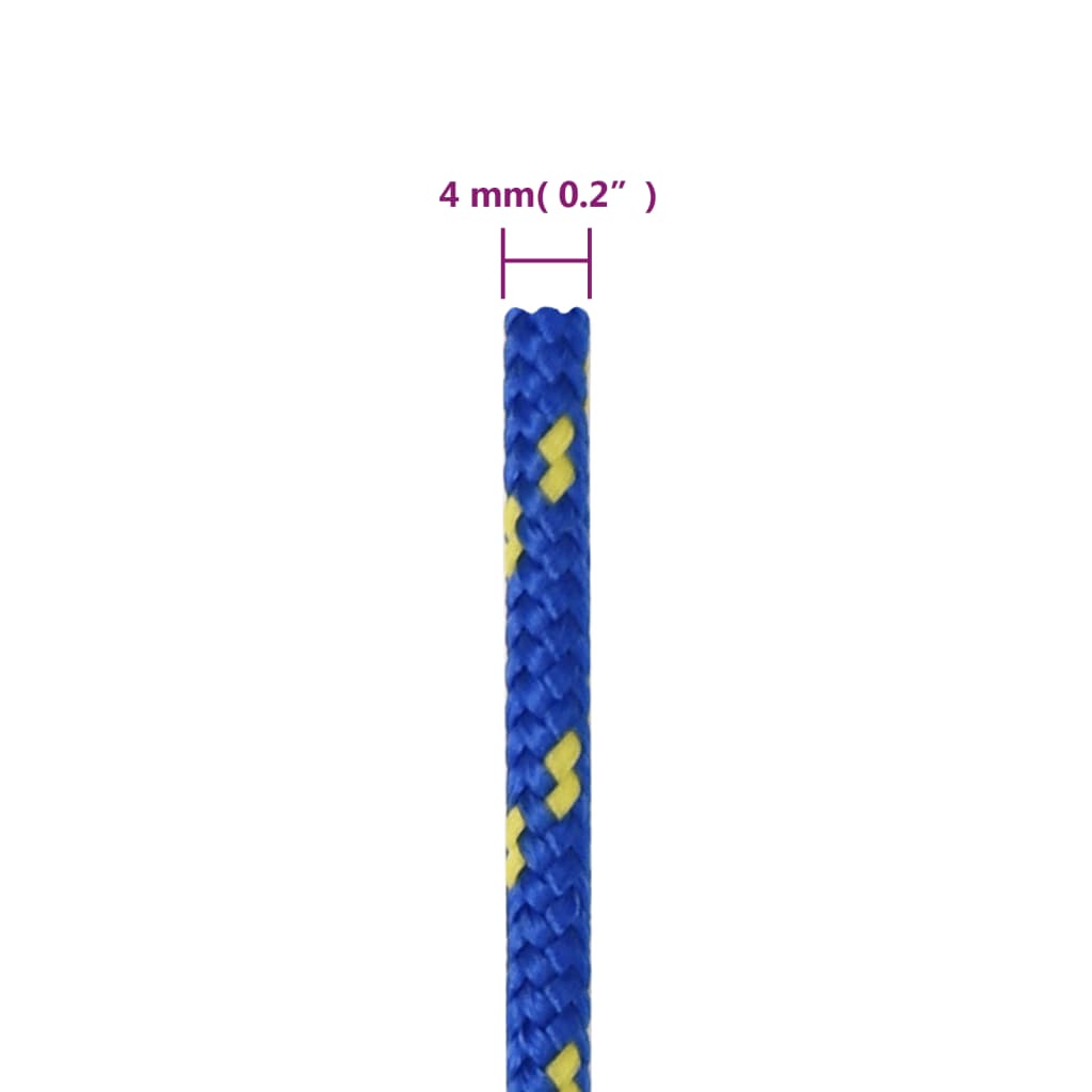 Brodski konop plavi 4 mm 500 m od polipropilena