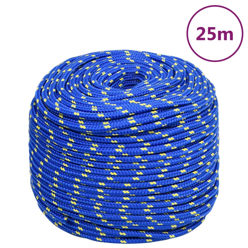 Brodski konop plavi 8 mm 25 m od polipropilena