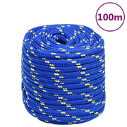 Brodski konop plavi 16 mm 100 m od polipropilena
