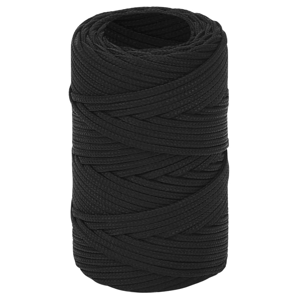 Brodski konop tamnocrni 2 mm 25 m od polipropilena