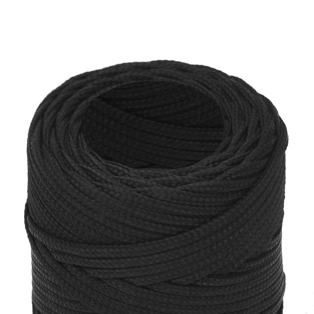 Brodski konop tamnocrni 2 mm 25 m od polipropilena