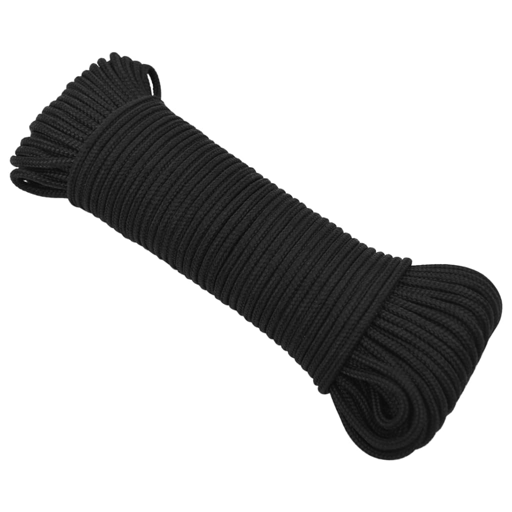 Brodski konop tamnocrni 4 mm 50 m od polipropilena