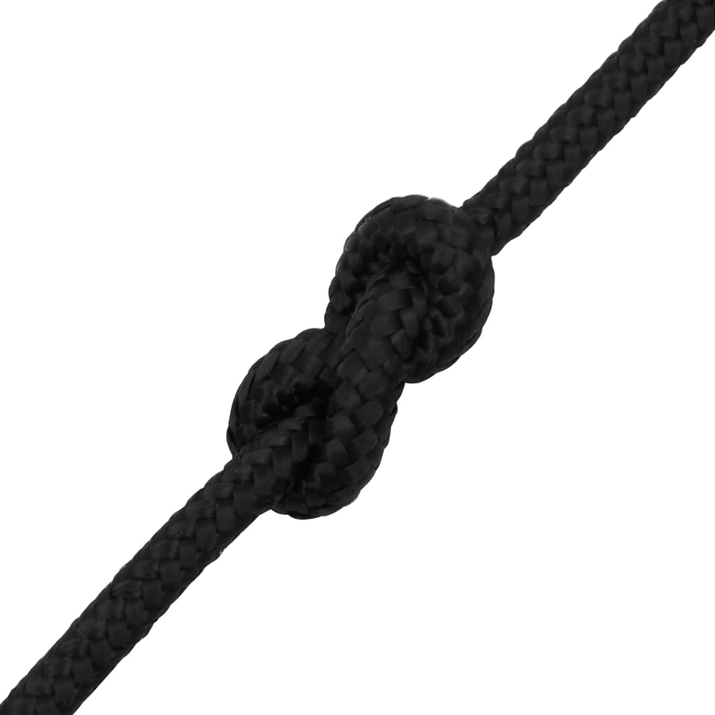 Brodski konop tamnocrni 6 mm 50 m od polipropilena