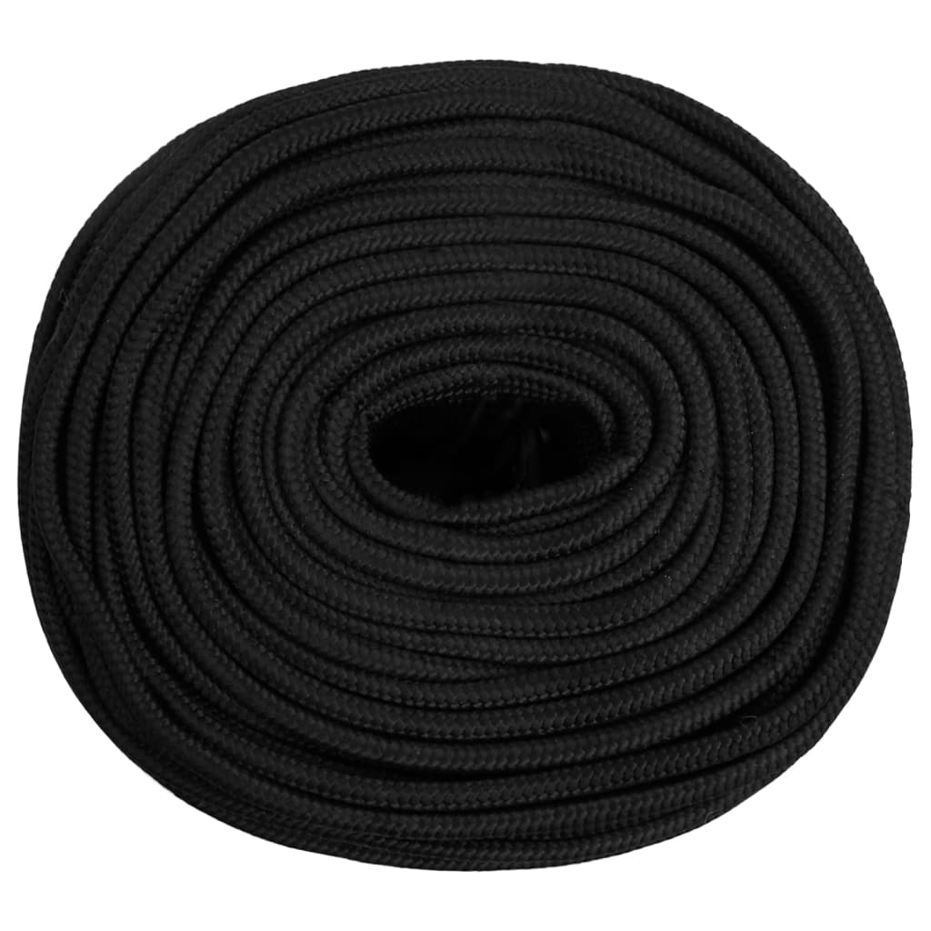 Brodski konop tamnocrni 10 mm 25 m od polipropilena