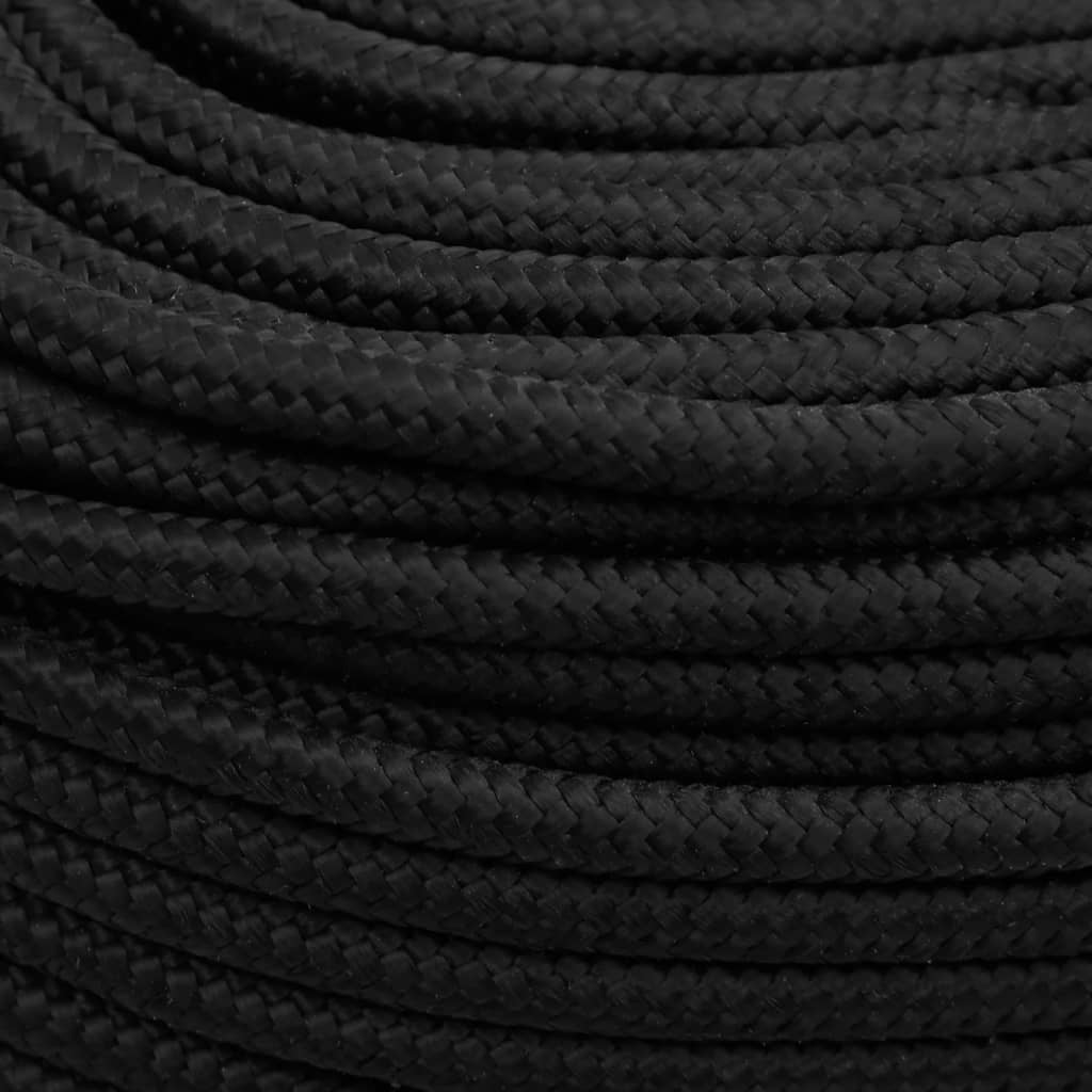 Brodski konop tamnocrni 10 mm 25 m od polipropilena