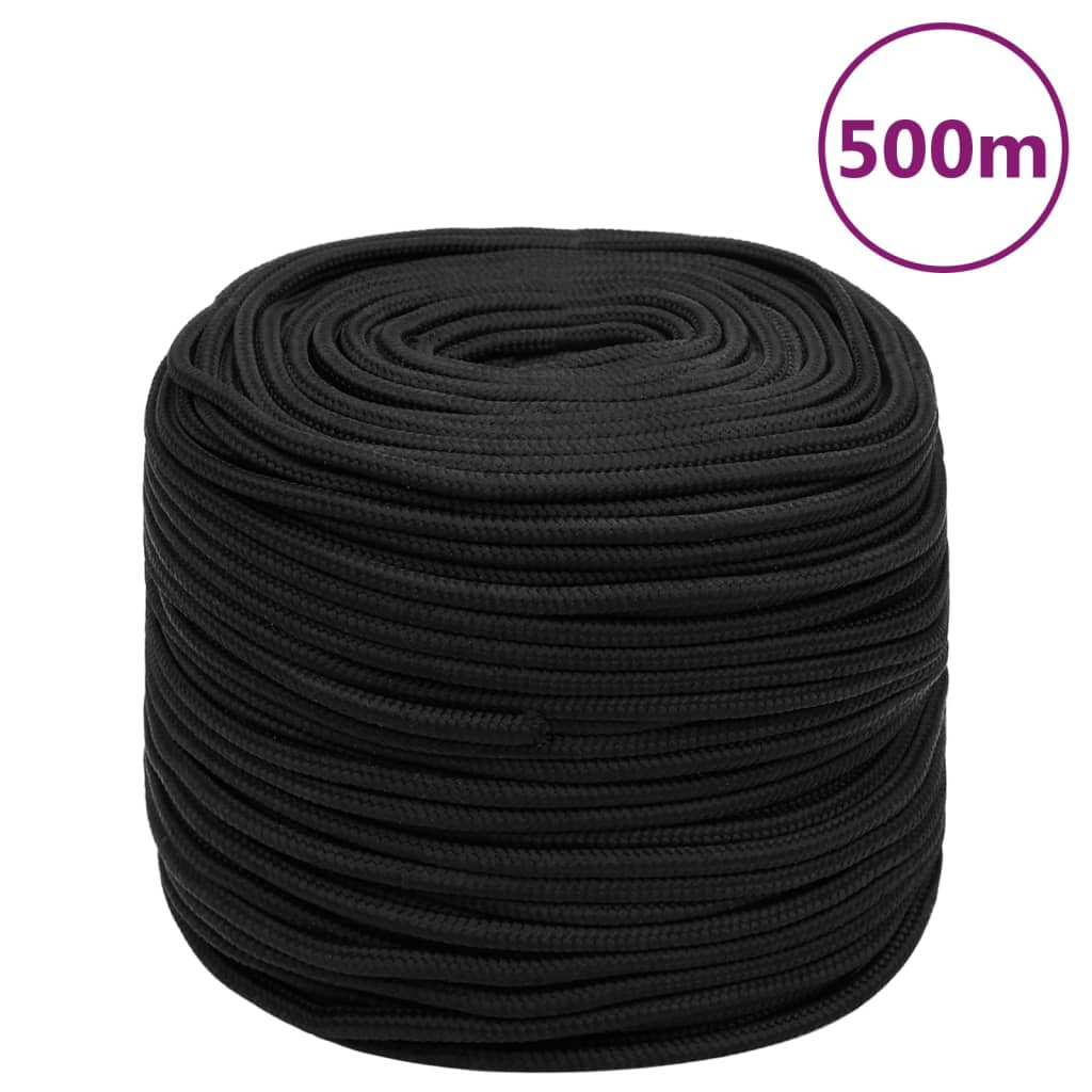 Brodski konop tamnocrni 10 mm 500 m od polipropilena