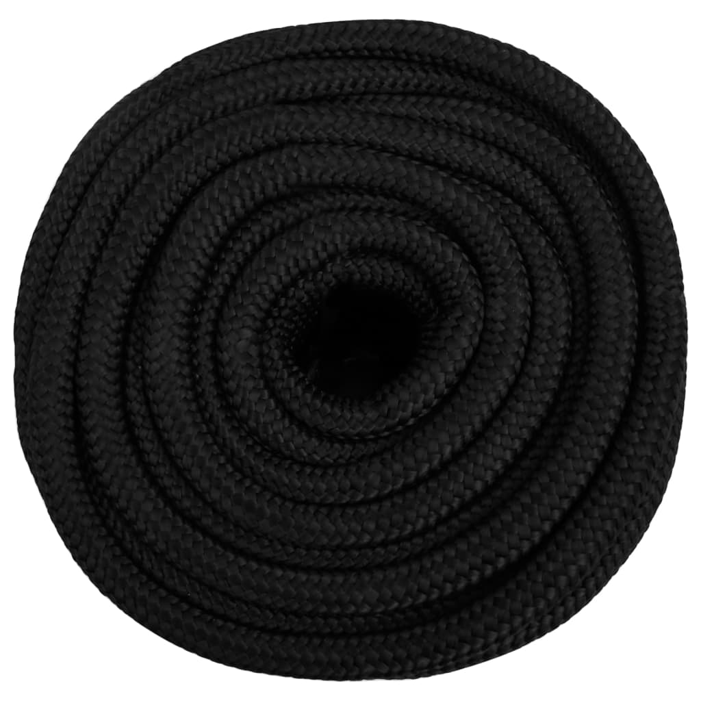 Brodski konop tamnocrni 16 mm 100 m od polipropilena