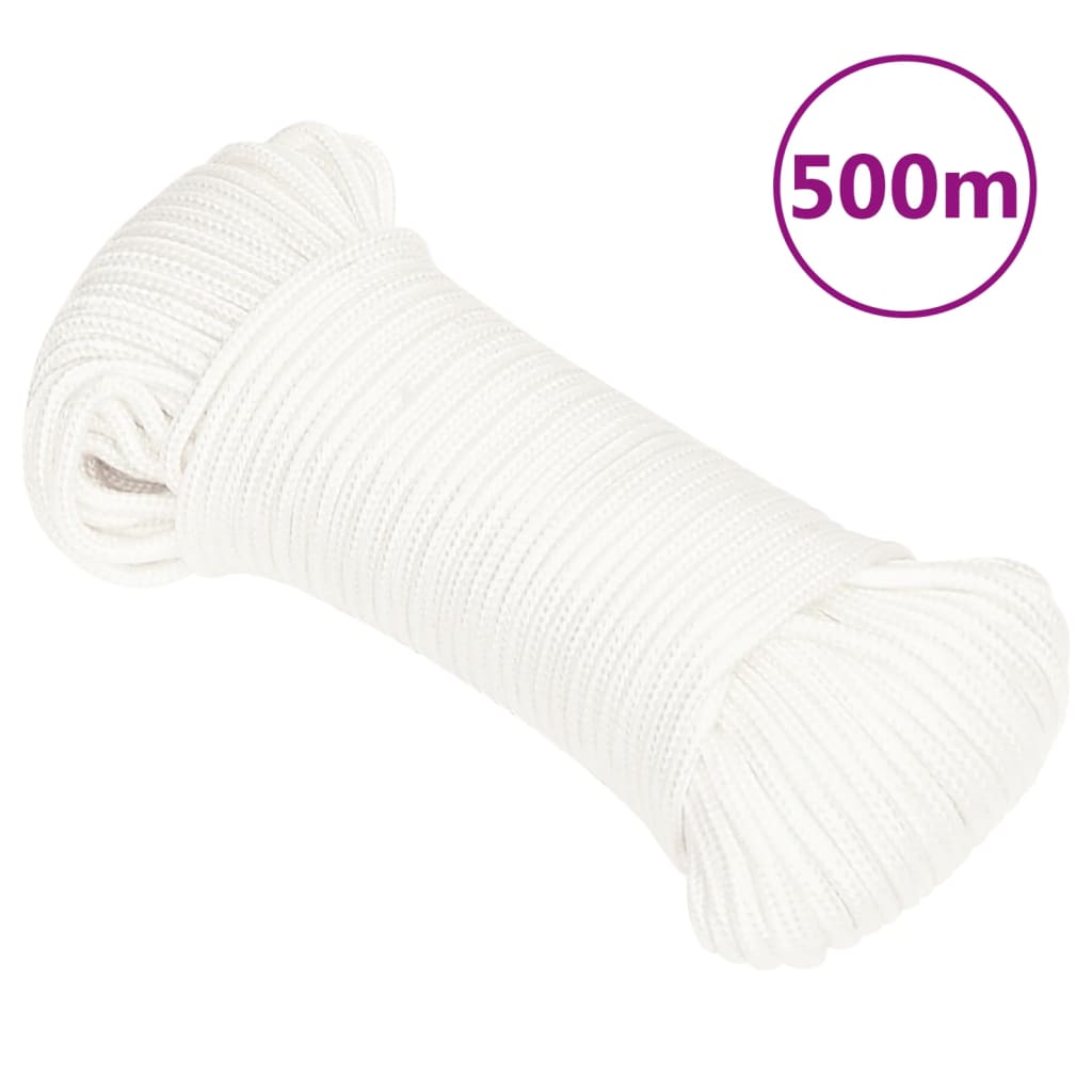 Brodski konop svjetlobijeli 3 mm 500 m od polipropilena