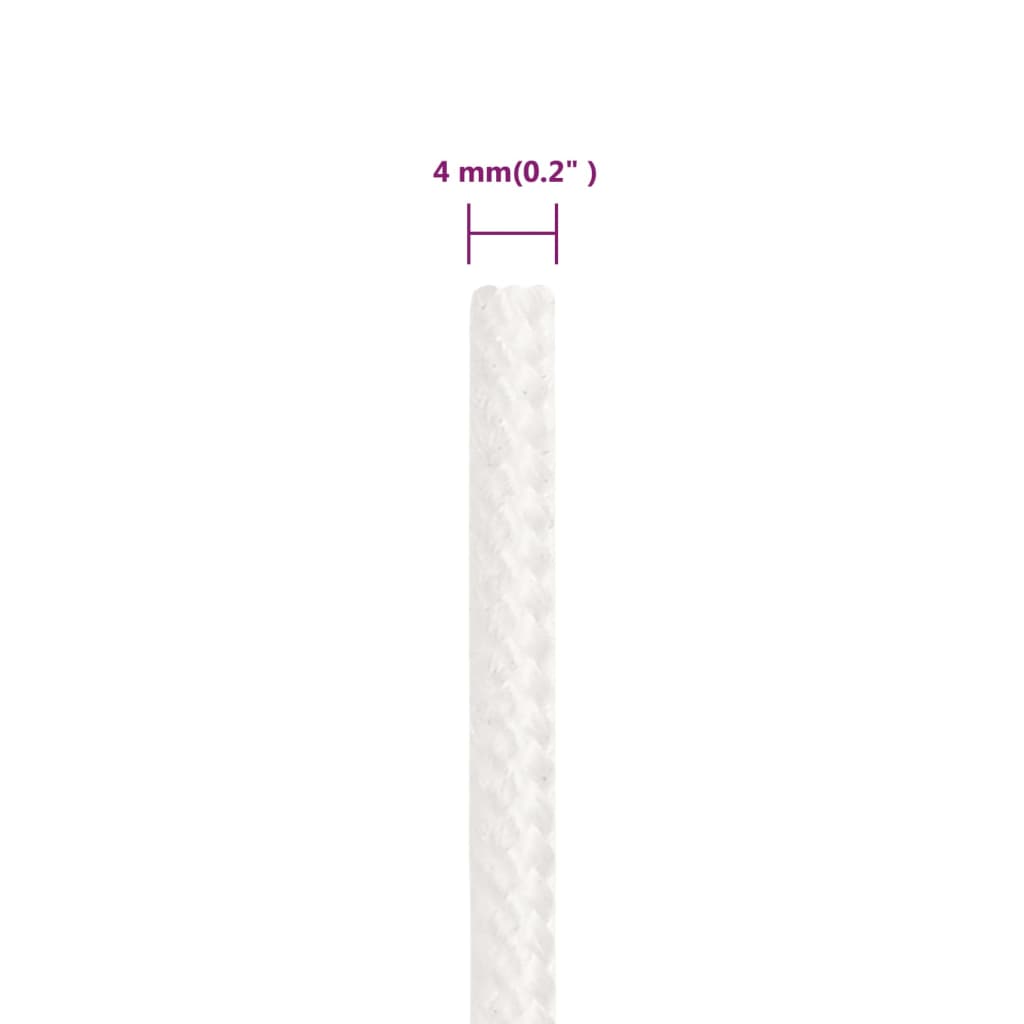 Brodski konop svjetlobijeli 4 mm 100 m od polipropilena