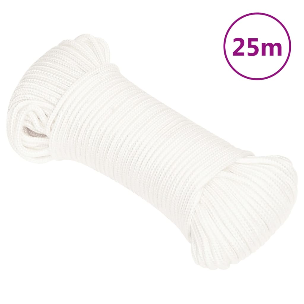 Brodski konop svjetlobijeli 5 mm 25 m od polipropilena