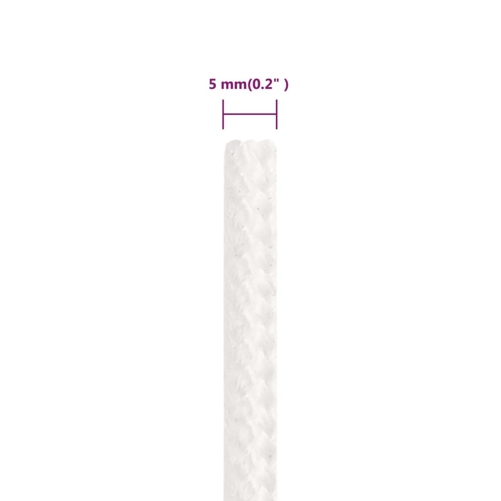Brodski konop svjetlobijeli 5 mm 50 m od polipropilena