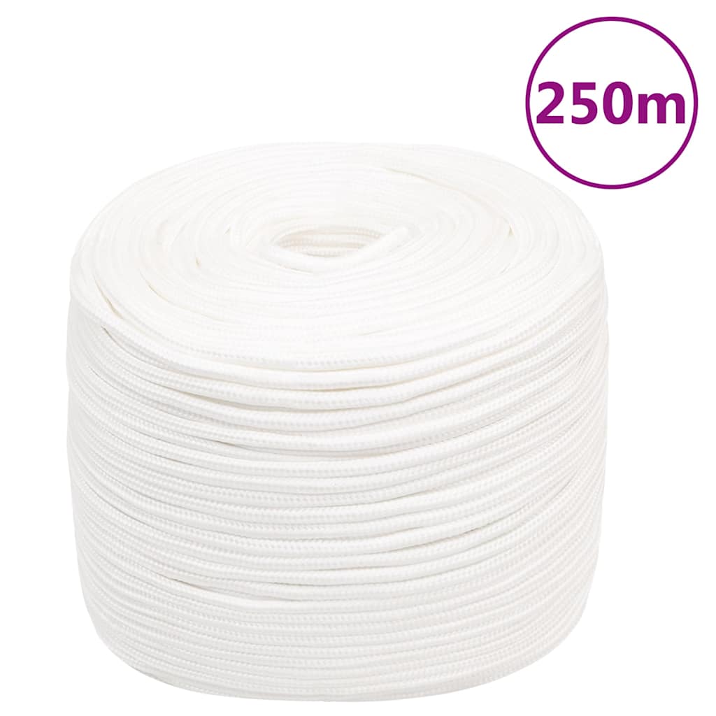 Brodski konop svjetlobijeli 6 mm 250 m od polipropilena