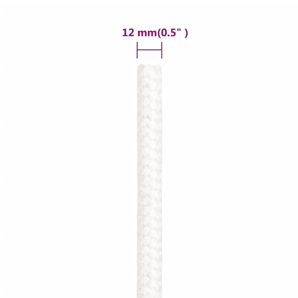 Brodski konop svjetlobijeli 12 mm 25 m od polipropilena