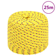 Brodski konop žuti 8 mm 25 m od polipropilena