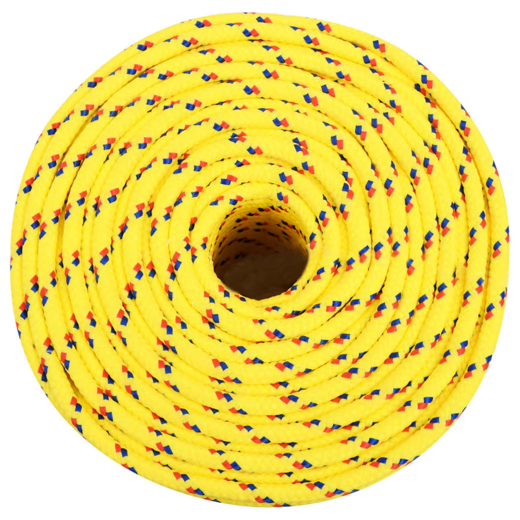 Brodski konop žuti 8 mm 25 m od polipropilena