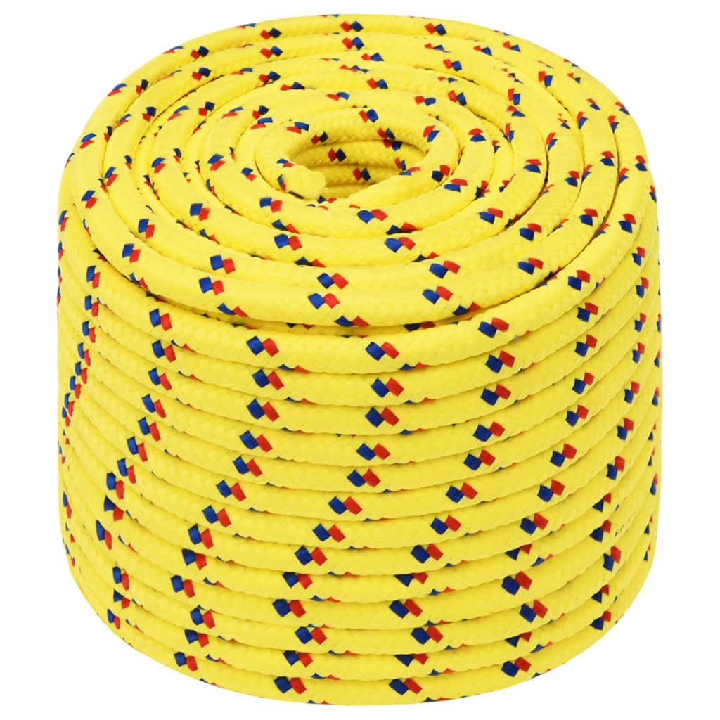 Brodski konop žuti 14 mm 100 m od polipropilena