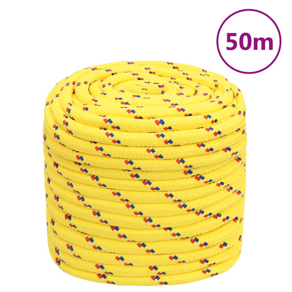 Brodski konop žuti 18 mm 50 m od polipropilena