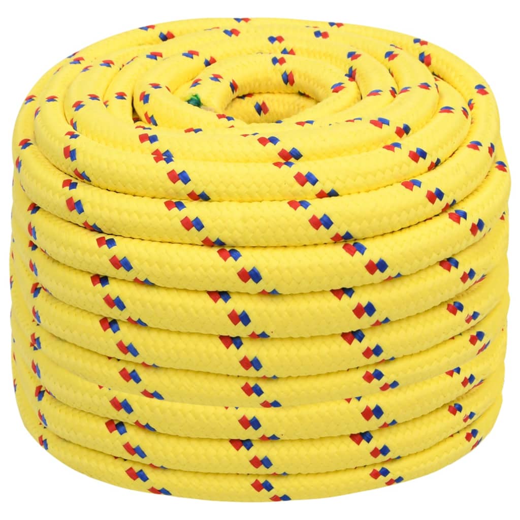 Brodski konop žuti 20 mm 25 m od polipropilena