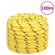 Brodski konop žuti 20 mm 100 m od polipropilena