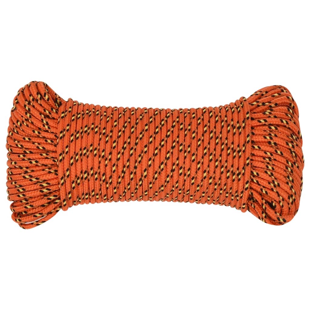 Brodski konop narančasti 4 mm 500 m od polipropilena