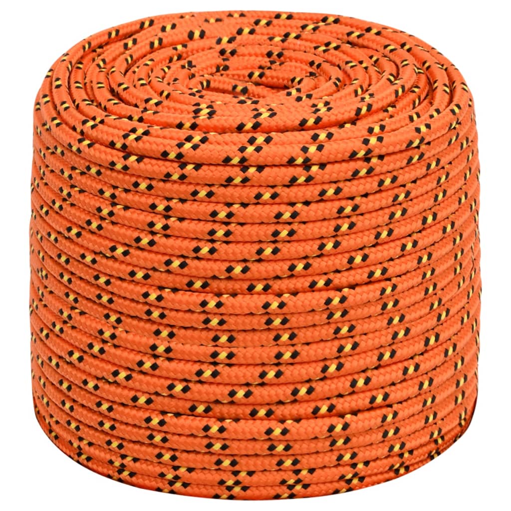 Brodski konop narančasti 6 mm 100 m od polipropilena