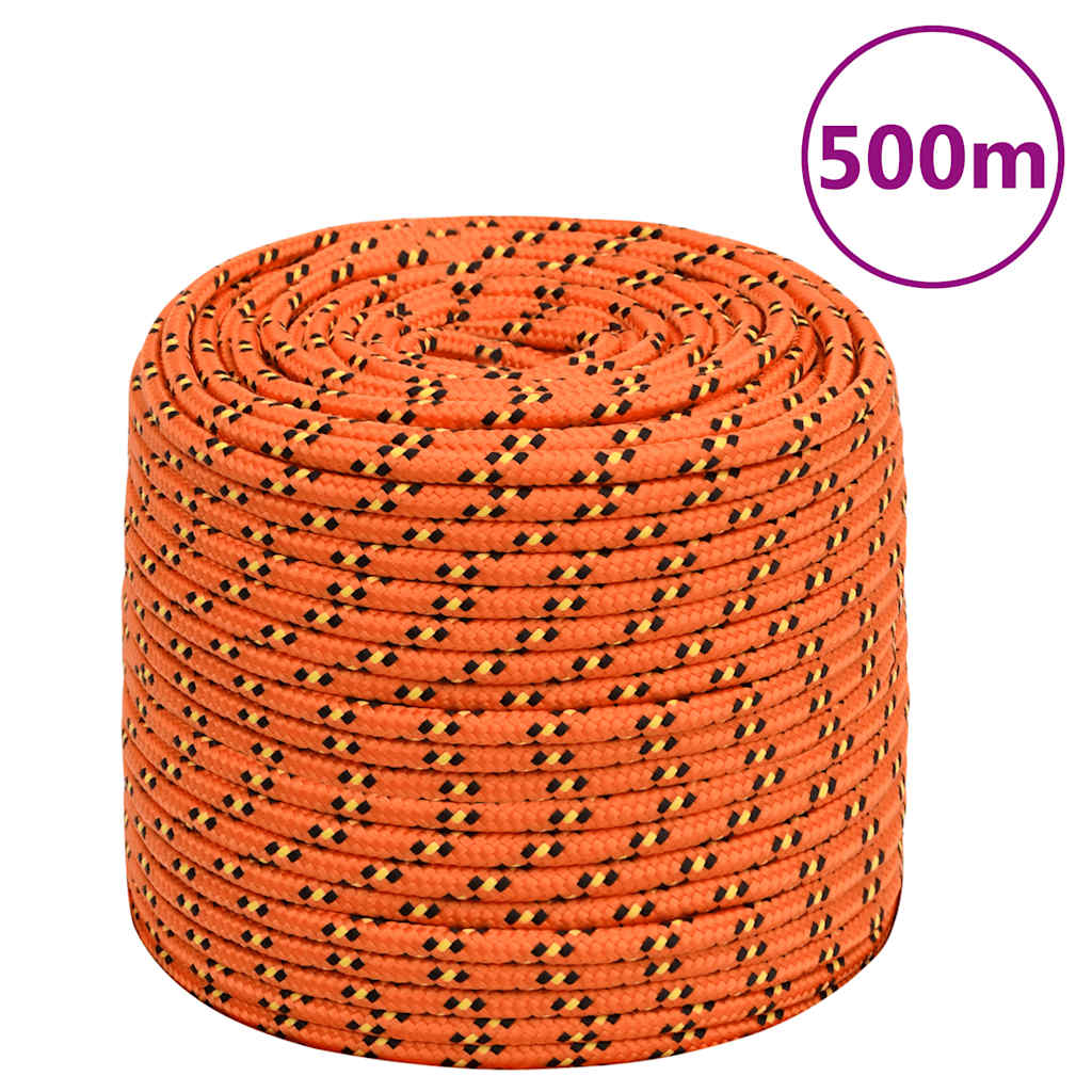Brodski konop narančasti 6 mm 500 m od polipropilena