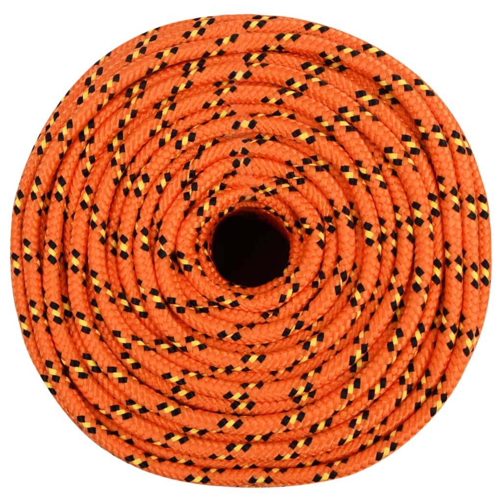 Brodski konop narančasti 8 mm 100 m od polipropilena