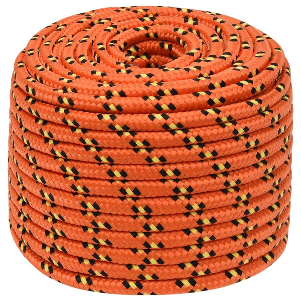 Brodski konop narančasto 12 mm 250 m od polipropilena