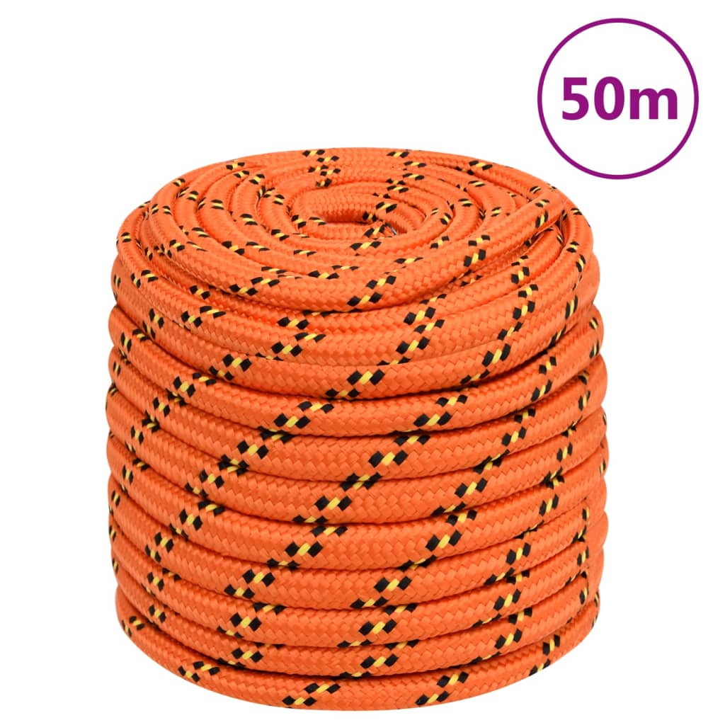 Brodski konop narančasti 16 mm 50 m od polipropilena