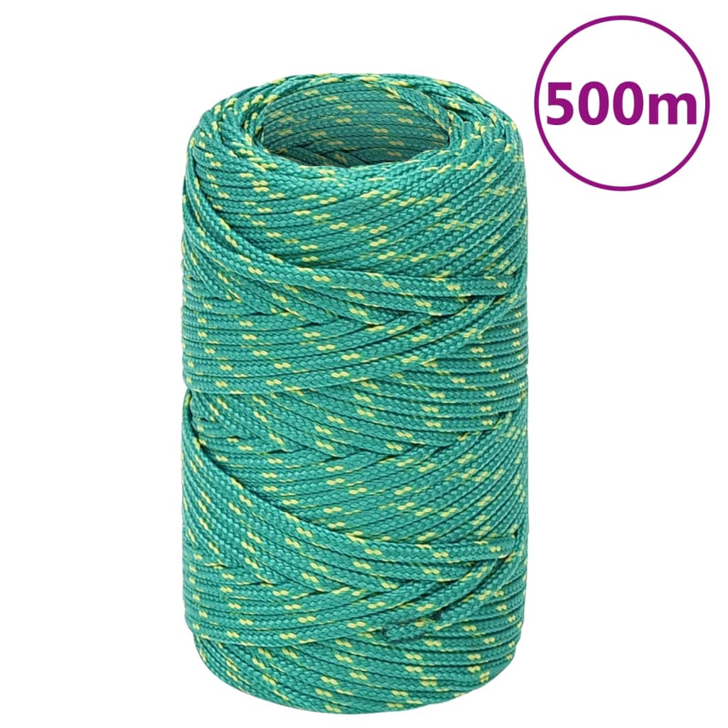 Brodski konop zeleni 2 mm 500 m od polipropilena
