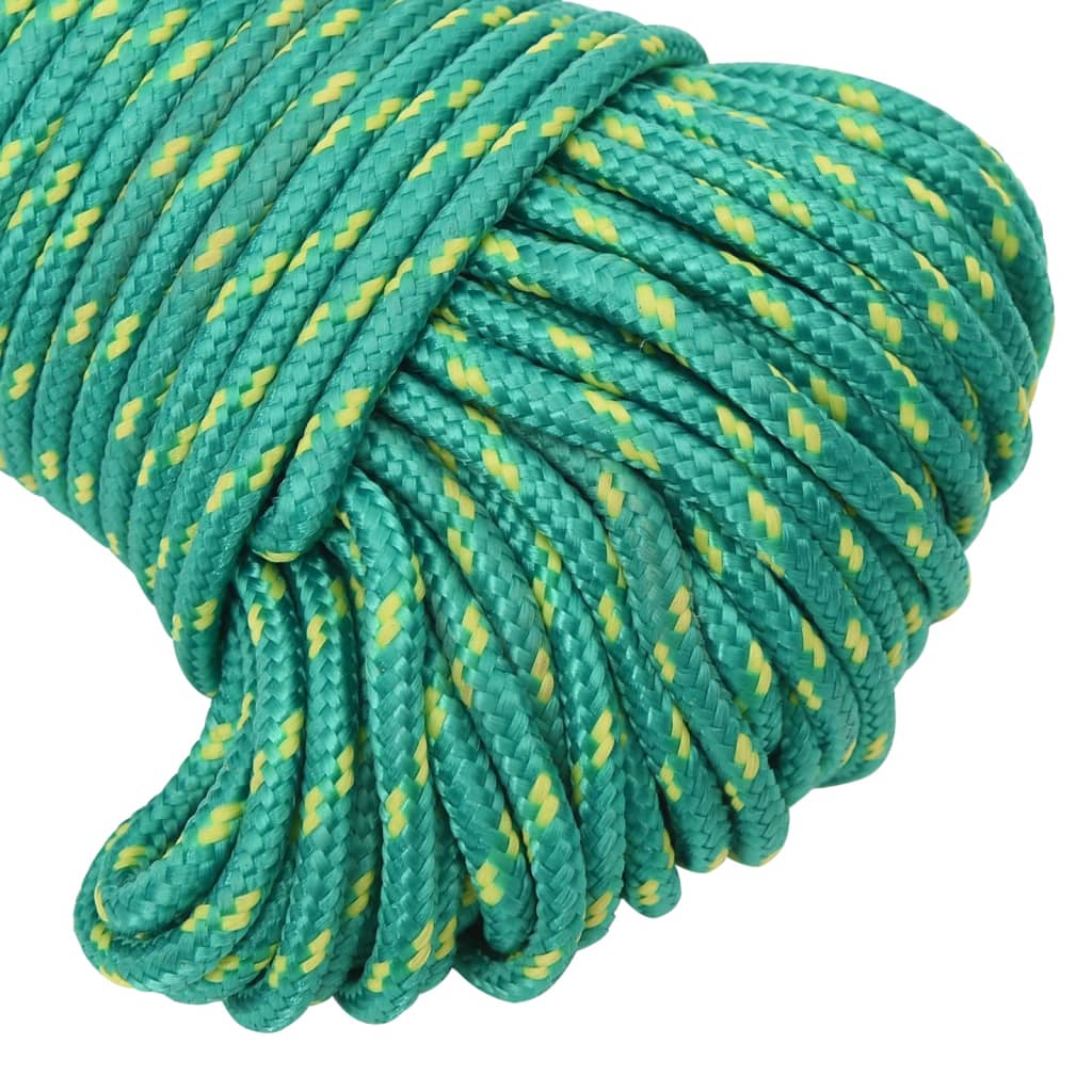 Brodski konop zeleni 3 mm 100 m od polipropilena