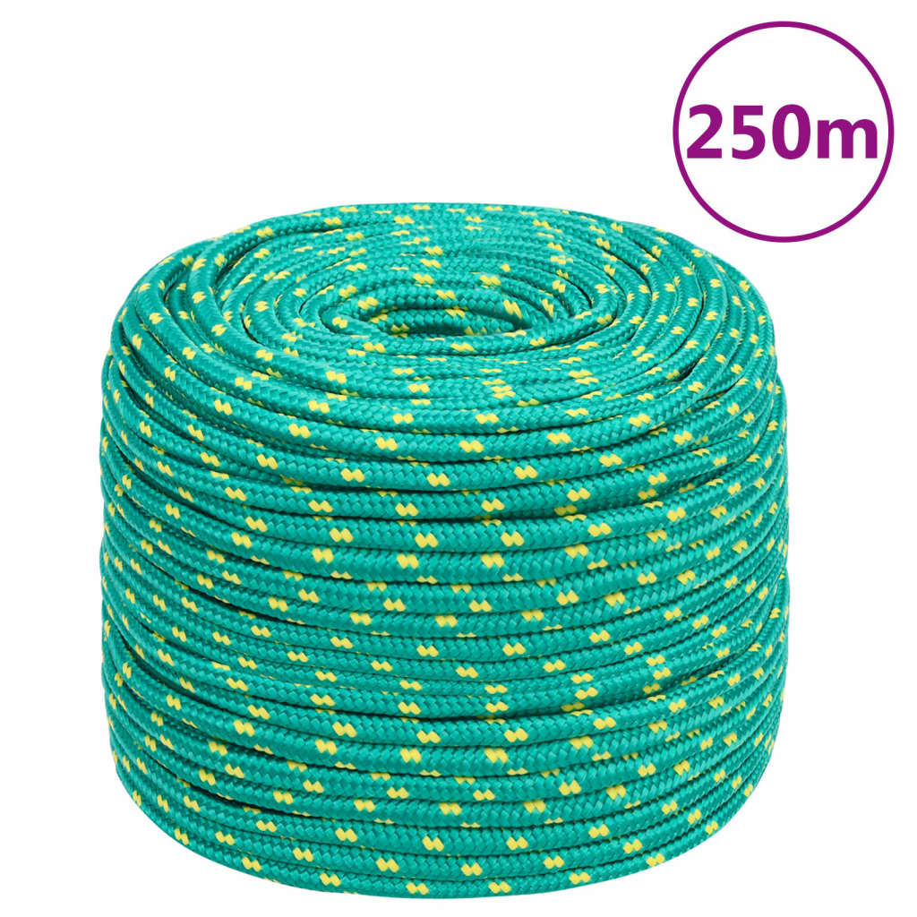 Brodski konop zeleni 6 mm 250 m od polipropilena
