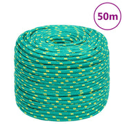 Brodski konop zeleni 8 mm 50 m od polipropilena